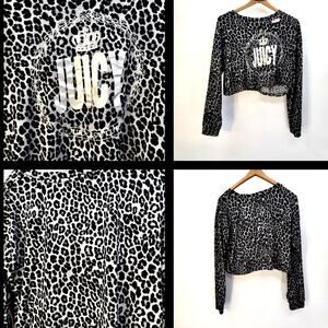 Y2K 2000s streetwear Leopard Print Athleisure Juicy Couture velour tracksuits XL